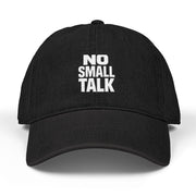 Texttease Merch Printify No Small Talk Hat Gifts For Father - Lilybirchmarket