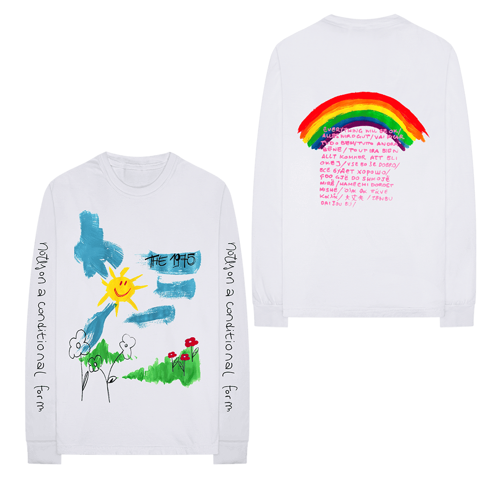 The 1975 Merch NOACF Doodle Sweatshirt Gifts For Pop Band Fans Gift Idea for Boyfriend - Lilybirchmarket