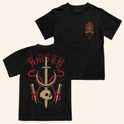 The Amity Affliction Merch Banner Black T-Shirt Gift Ideas For Music Lovers - Lily Birch Market