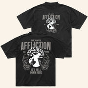 The Amity Affliction Merch Hell Down Here Black T-Shirt Present For Husband - Lily Birch Market