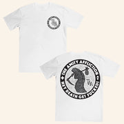 The Amity Affliction Merch Hey Death Get Fcked White T-Shirt Gifts For Dudes - Lily Birch Market