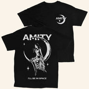 The Amity Affliction Merch I'll Be In Space Black T-Shirt Presents For Music Lovers - Lily Birch Market