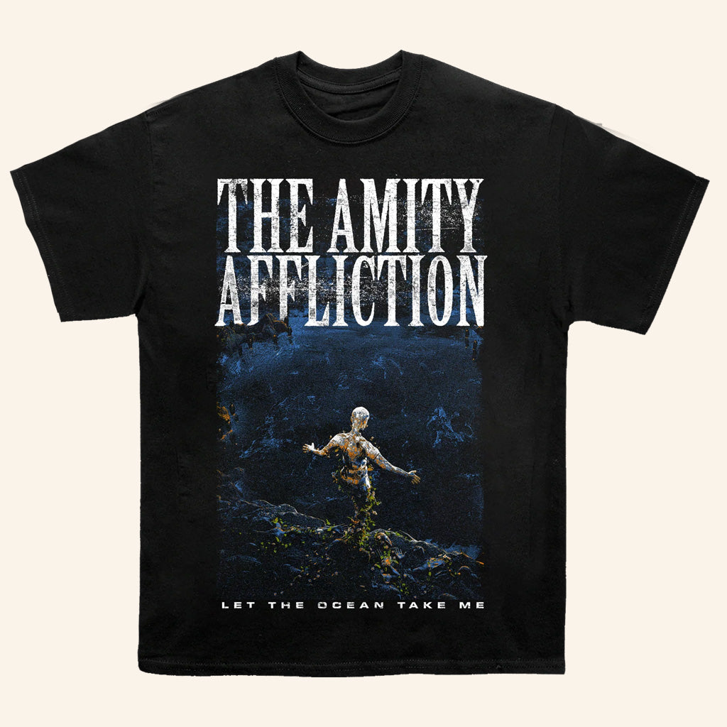 The Amity Affliction Merch Let The Ocean Take Me Black T-Shirt Gifts For Music Lovers - Lily Birch Market
