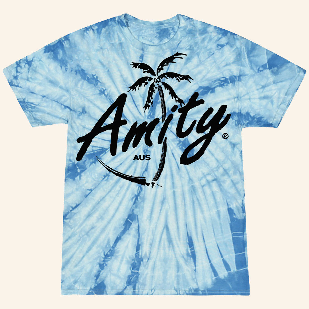 The Amity Affliction Merch Palm Tree Scythe Tie Dye T-Shirt Gifts Ideas For Him - Lily Birch Market