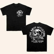 The Amity Affliction Merch Skull Black T-Shirt Cool Gifts For Music Lovers - Lily Birch Market