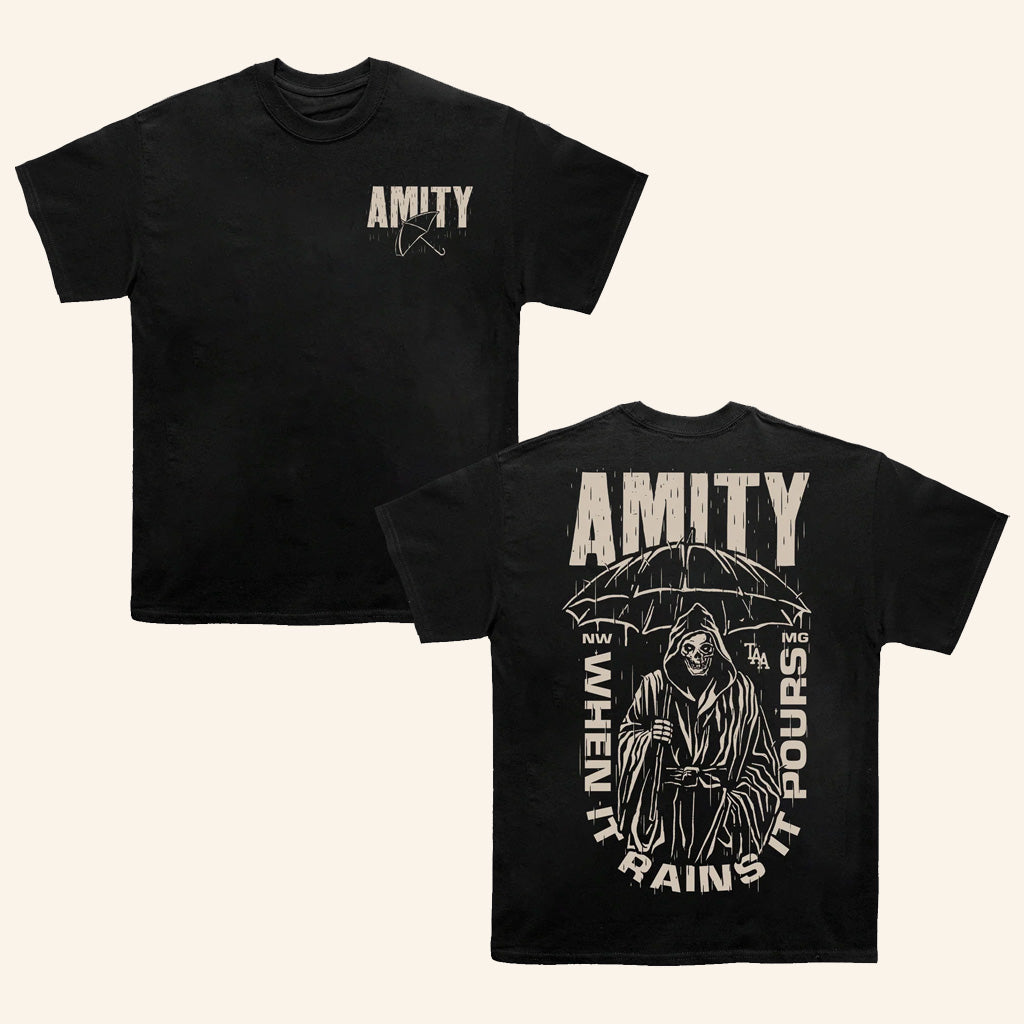 The Amity Affliction Merch Umbrella Shirt When It Rains It Pours Shirt Gifts For Friends - Lily Birch Market