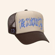 The Audacity World Merch Contrast Trucker Hat Brown Gifts For Friends - Lilybirchmarket