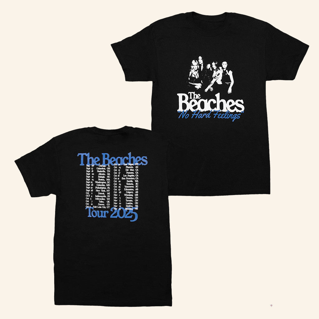 The Beaches Merch The Beaches Tour 2025 T-Shirt No Hard Feelings Shirt Gifts For Music Fans - Lily Birch Market