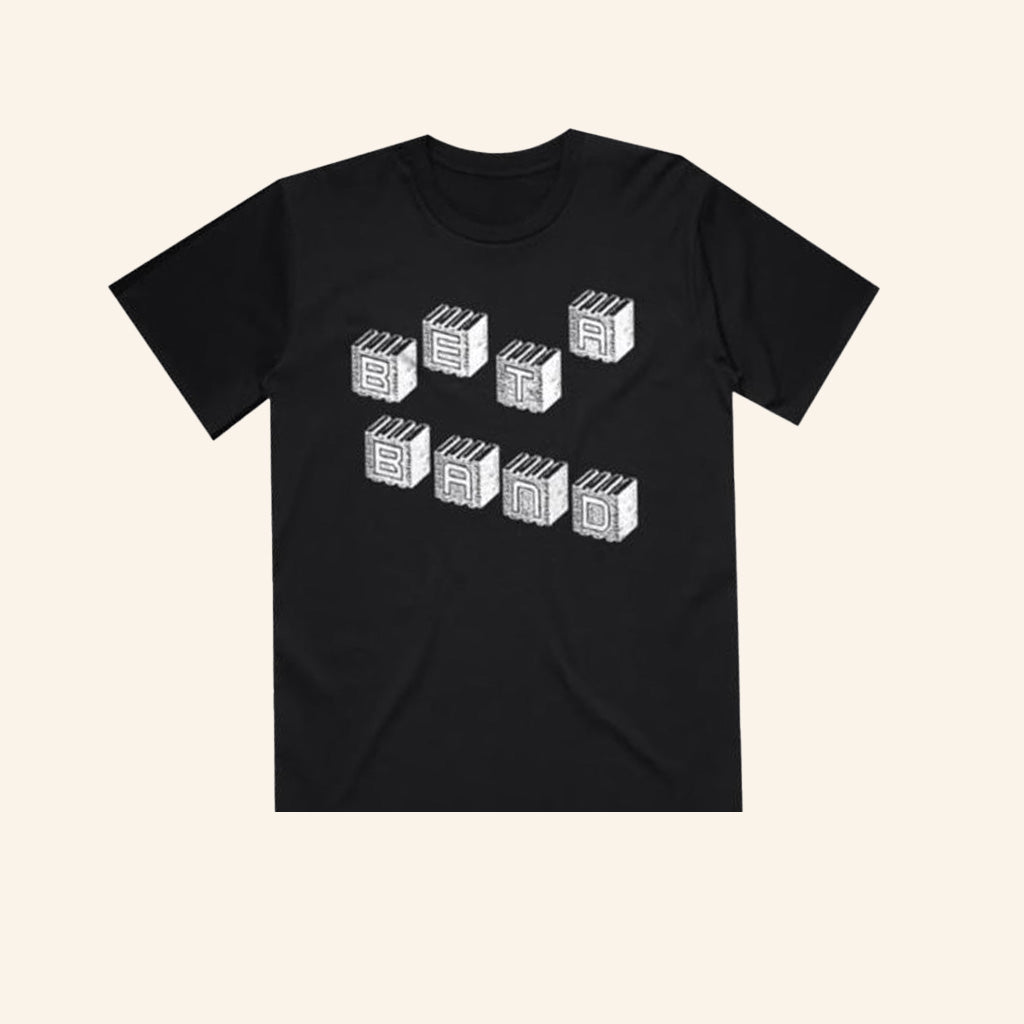 The Beta Band Merch Blocks Black T-Shirt Music Lover Gifts For Him - Lily Birch Market