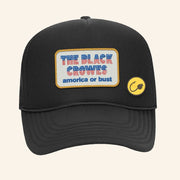 The Black Crowes Merch Amorica Or Bust Trucker Hat Gifts For Brother - Lilybirchmarket