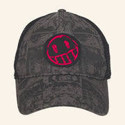 The Boys Merch Embroidered Akumu Smiley Trucker Hat Gifts For Brother - Lilybirchmarket