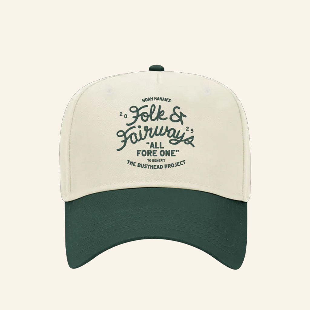 The Busyhead Project Merch Embroidered 2025 Folk And Fairways All Fore One Hat Gifts For Dad - Lilybirchmarket