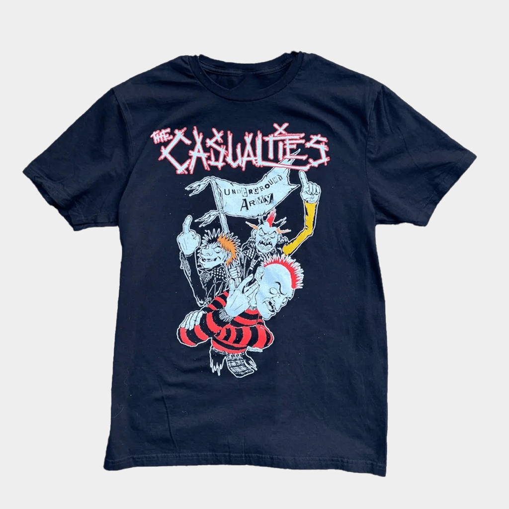 The Casualties Merch Underground Army Shirt Gifts For Rock Music Lovers - Lily Birch Market