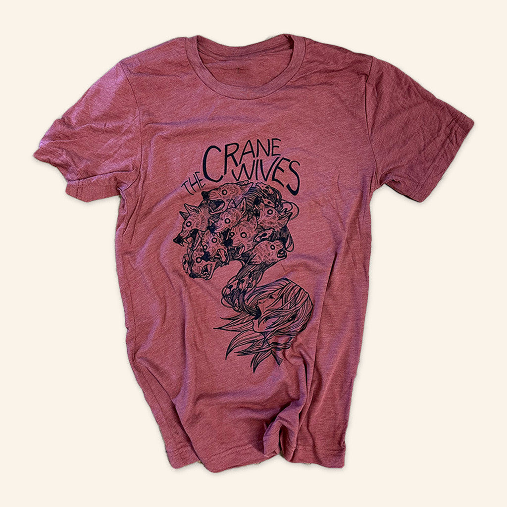 The Crane Wives Merch Wolves T-Shirt Gift Ideas For Music Lovers - Lily Birch Market