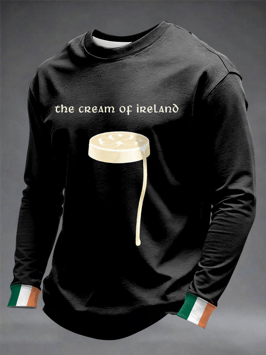 The Cream Of Ireland Sweatshirt St Patrick's Day Apparel Gifts For Beer Lovers - Lily Birch Market