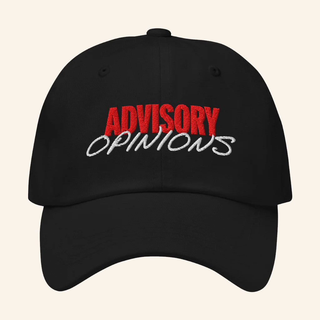 The Dispatch Merch Advisory Opinions Embroidered Black Hat Gifts For Dad - Lilybirchmarket