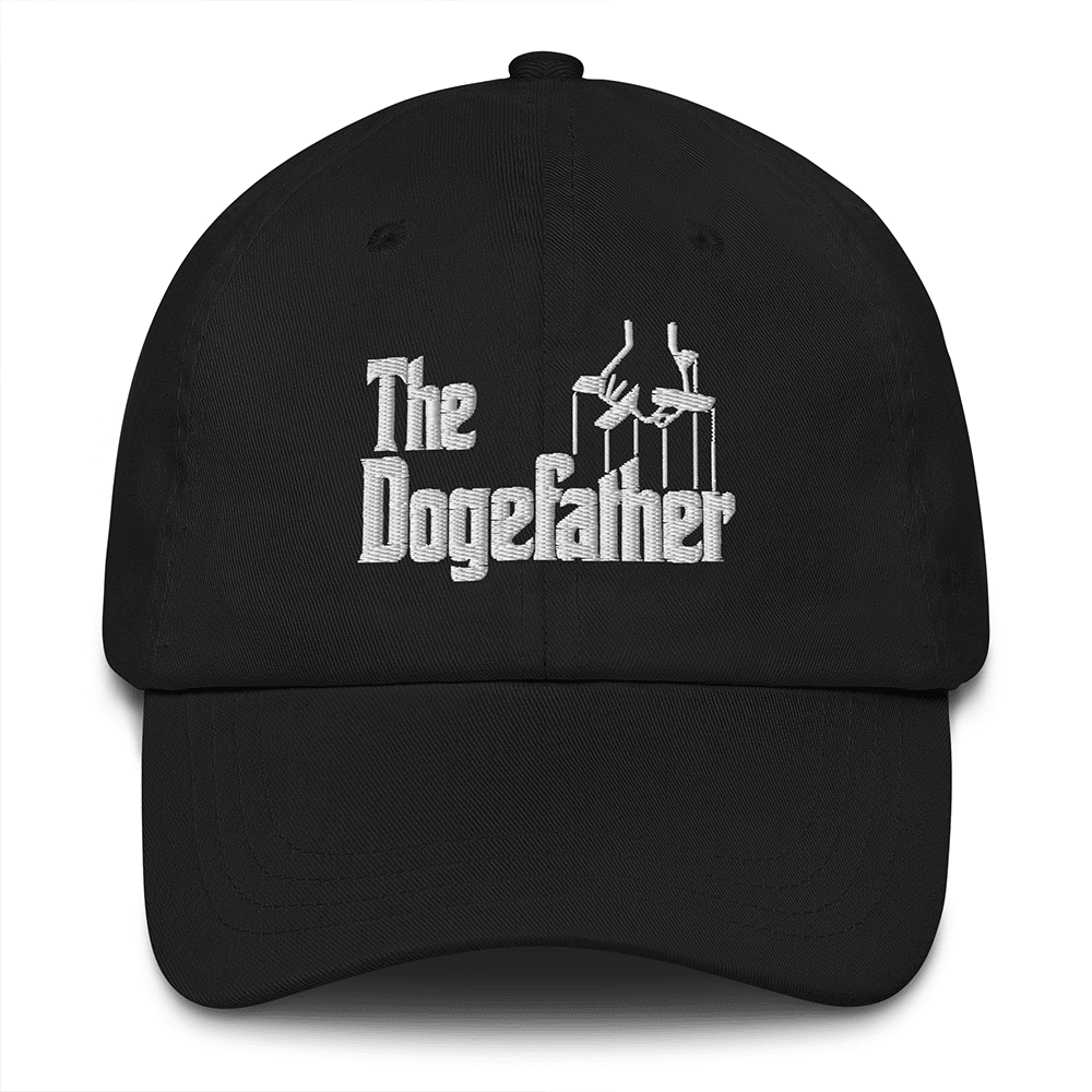 The Dogefather Hat DOGE Musk Embroidered Hat Father's Day Gifts For Husband - Lilybirchmarket