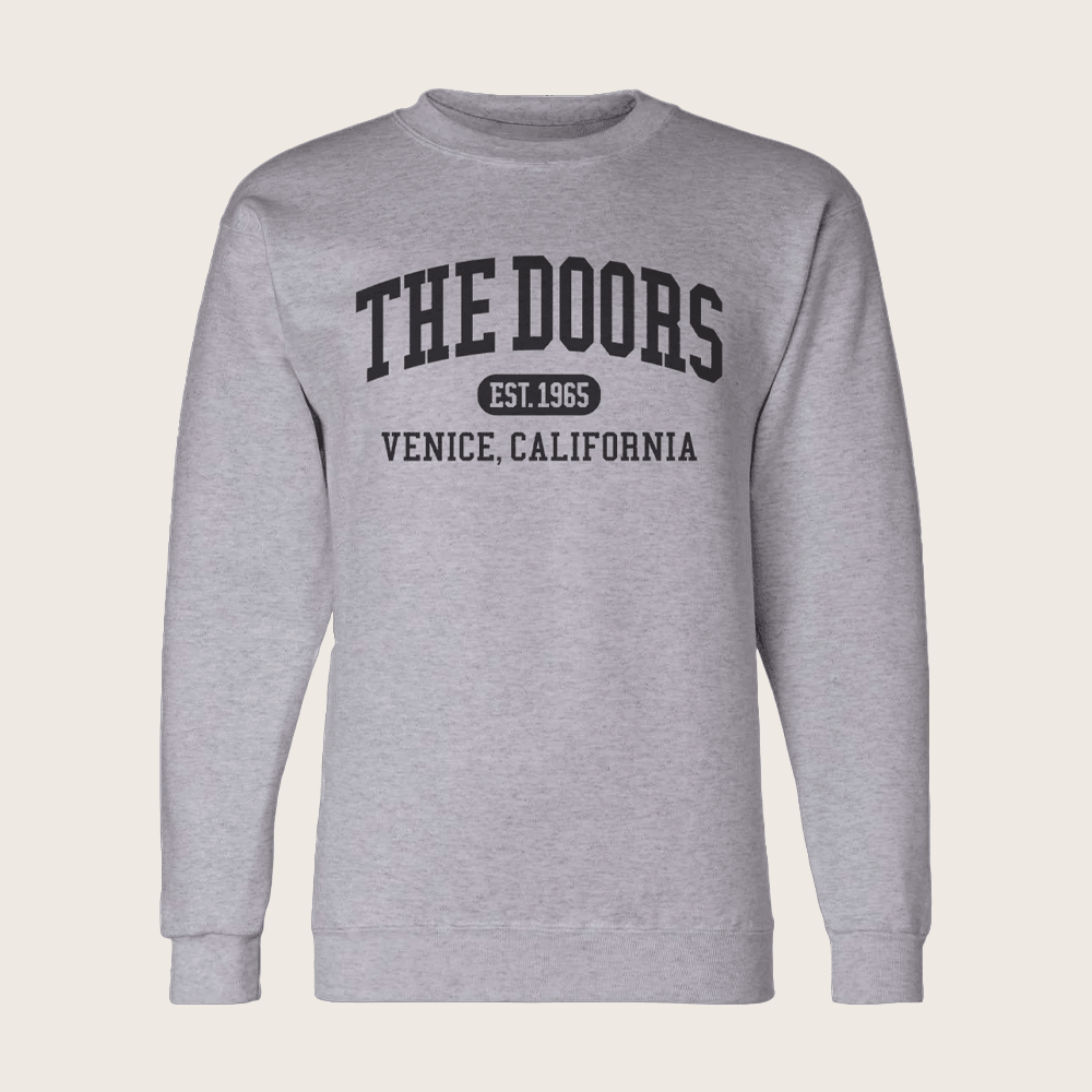 The Doors Merch Collegiate Est 1965 Sweatshirt Presents For Music Lovers - Lilybirchmarket