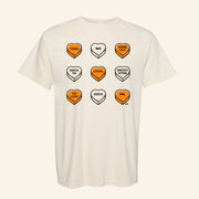 The Dw Designs Merch The Tenn Gameday Candy Hearts T-Shirt Gifts For Sister - Lily Birch Market