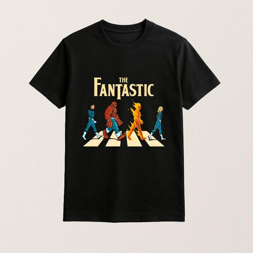 The Fantastic Four Superhero Team Walking Shirt The Fantastic Four Merch Gifts For Dad - Lily Birch Market