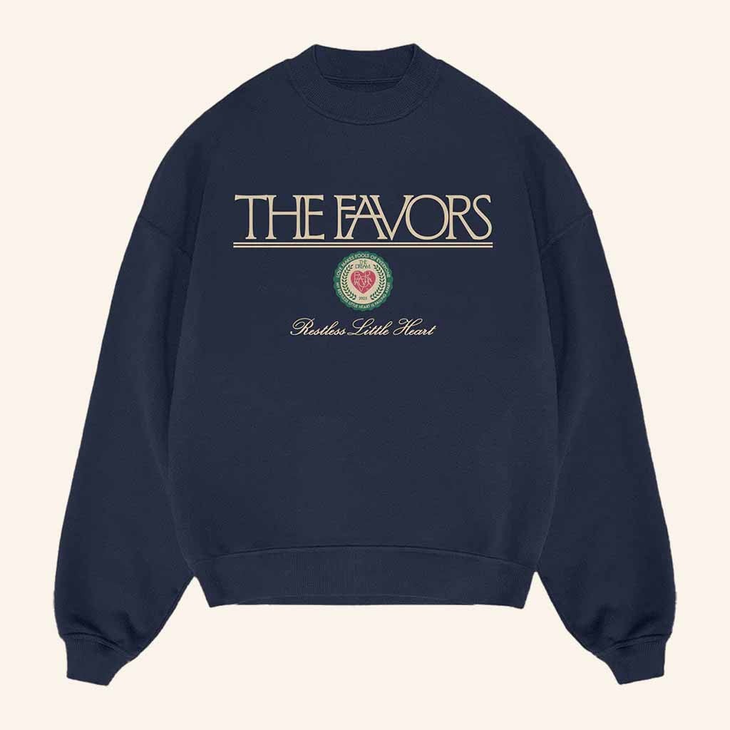 The Favors Merch Restless Little Heart Sweatshirt Best Christmas Gifts For Him - Lilybirchmarket