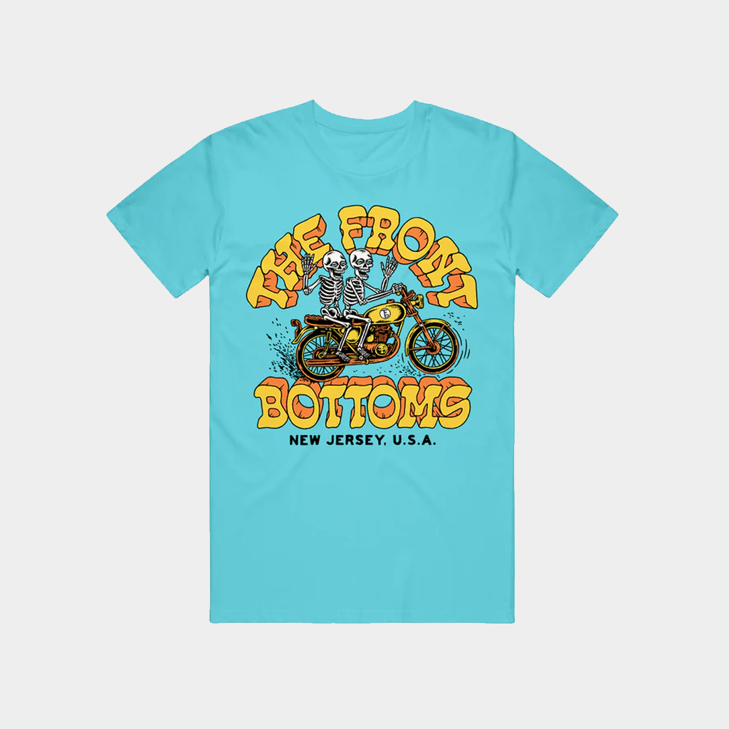The Front Bottoms Merch Motorcycle Skeletons T-Shirt Cool Gifts For Rock Lovers - Lily Birch Market