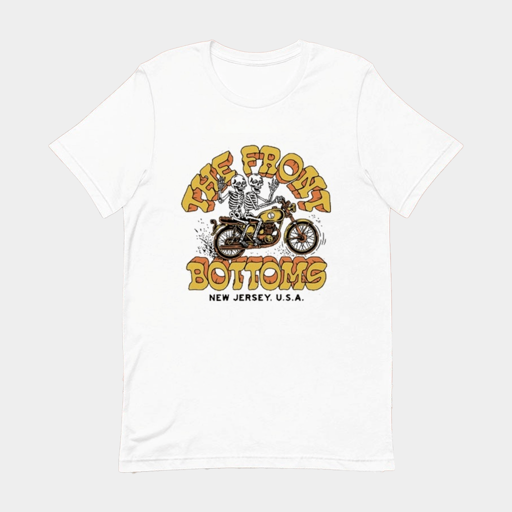The Front Bottoms New Jersey USA Motorcycle Skeletons T-Shirt Good Gifts For Dad - Lily Birch Market