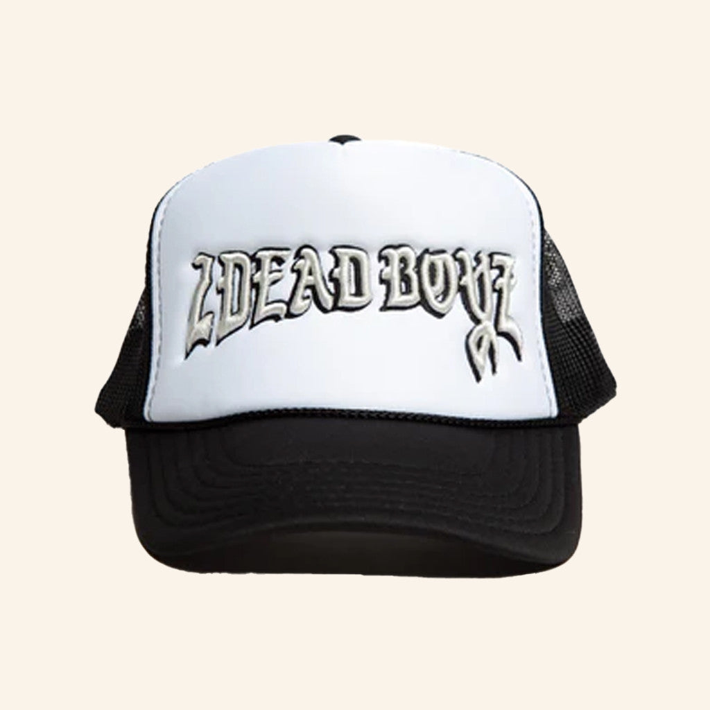 The Glorious Dead Merch 2Dead Boyz Puff Embroidered Trucker Hat Gifts For Brother - Lilybirchmarket