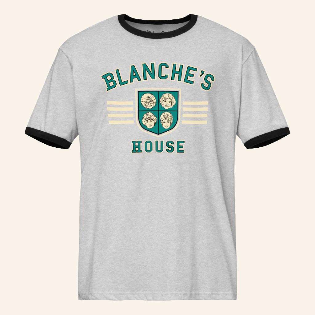 The Golden Girls Merch Blanche's House Ringer Shirt Gifts For Friends - Lily Birch Market