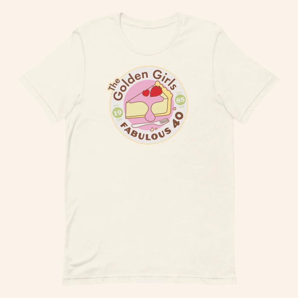 The Golden Girls Merch Fabulous 40 Logo T-Shirt Gifts For Girlfriend - Lily Birch Market