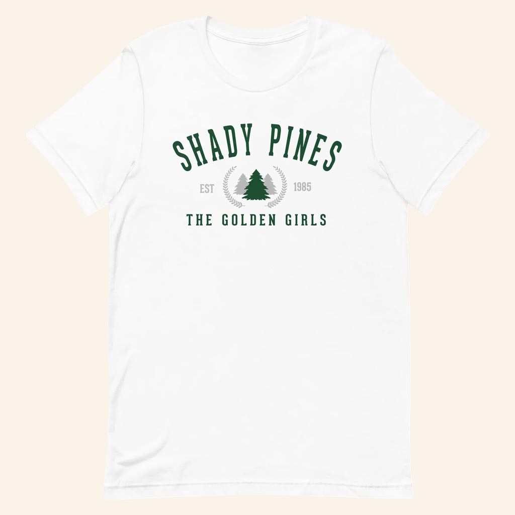 The Golden Girls Merch Shady Pines T-Shirt White Present For Besties - Lily Birch Market