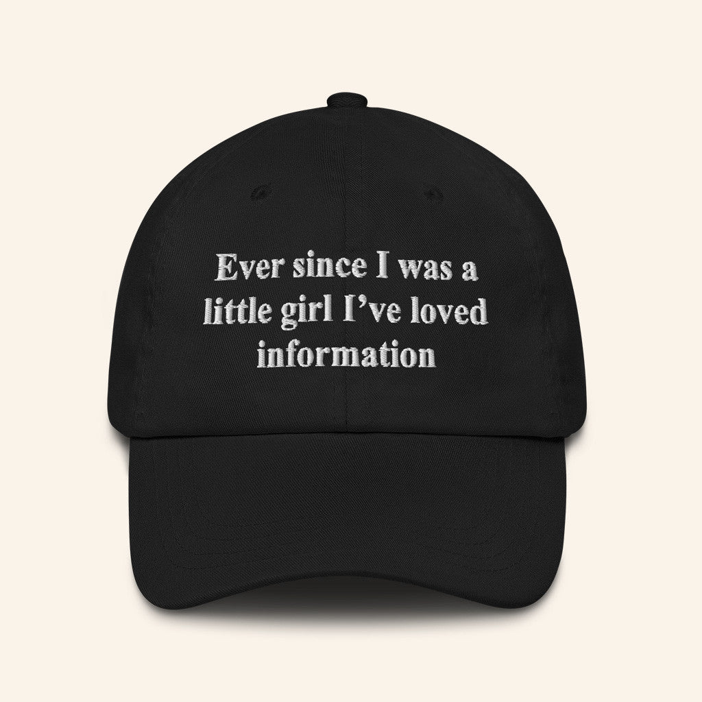 The Good Shirts Merch Ever Since I Was Little I Knew I Wanted To Be Indoors On A Computer Hat Embroidered - Lilybirchmarket