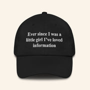 The Good Shirts Merch Ever Since I Was Little I Knew I Wanted To Be Indoors On A Computer Hat Embroidered - Lilybirchmarket