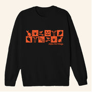 The Hang Loose Hut Merch Fright Night Sorority Sweatshirt Halloween Gifts Ideas - Lilybirchmarket
