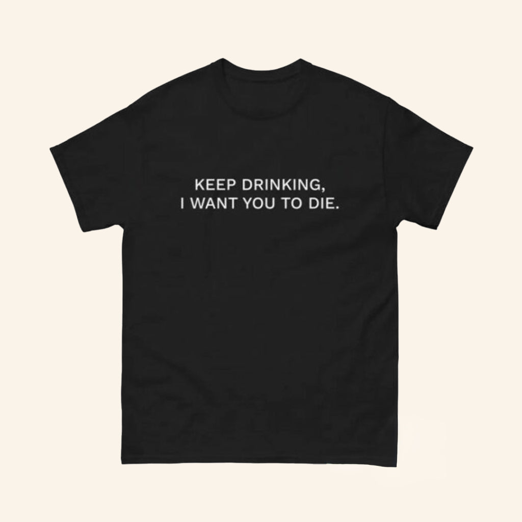 The House Of Masks Merch Keep Vaping I Want You To Die Shirt Gifts For Him - Lily Birch Market