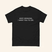 The House Of Masks Merch Keep Vaping I Want You To Die Shirt Gifts For Him - Lily Birch Market