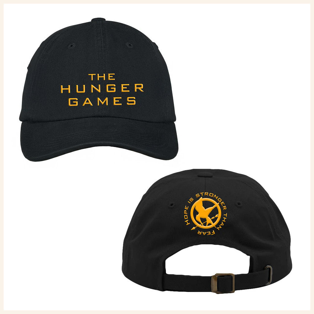 The Hunger Games Merch The Hunger Games Hope Is Stronger Than Fear Embroidered Hat Him Gifts - Lilybirchmarket