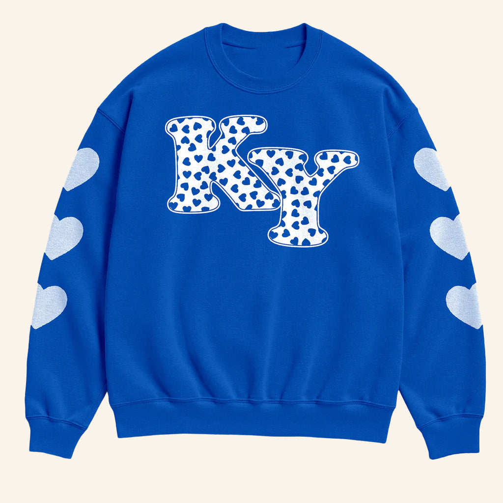 The Kentucky Merch The Kentucky Heart Sweatshirt Gifts Ideas For Friend - Lilybirchmarket