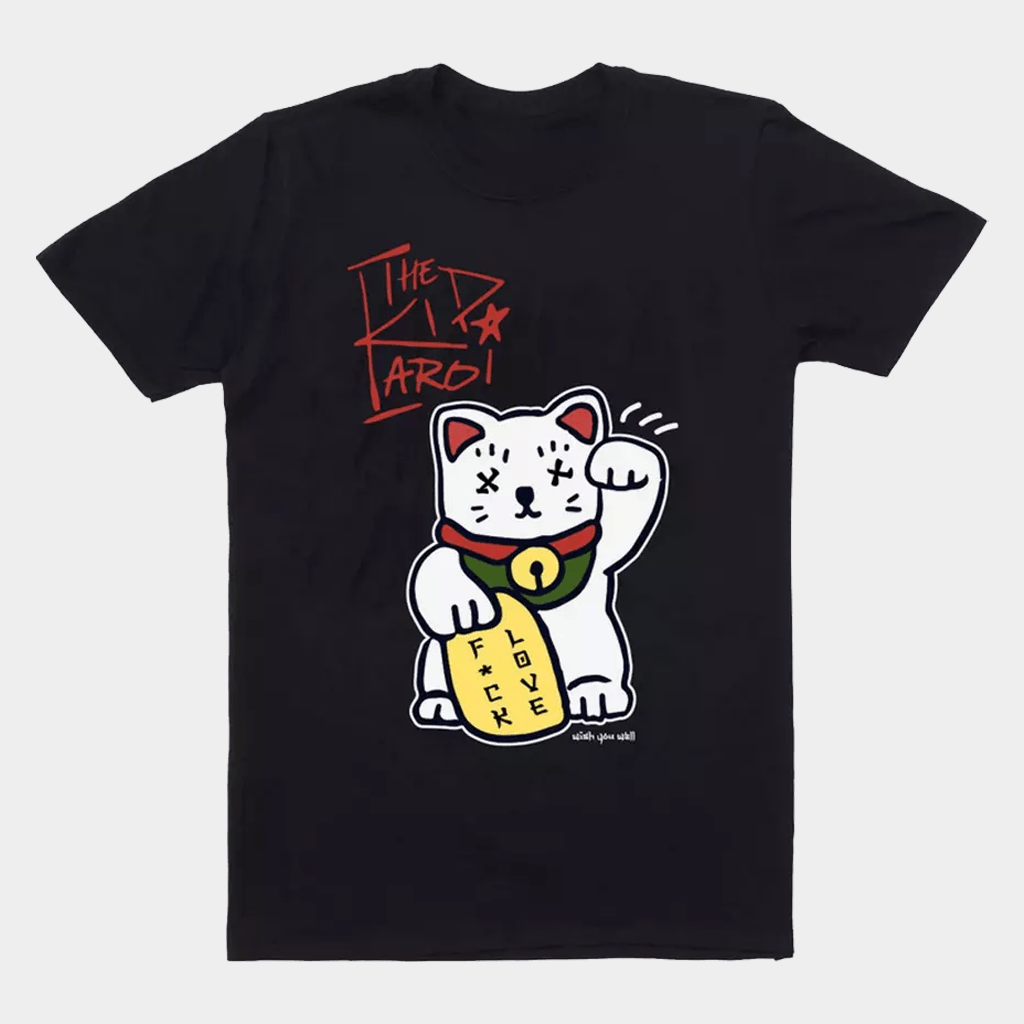 The Kid LAROI Merch Maneki Neko Cat T-Shirt Great Gifts For Friends - Lily Birch Market