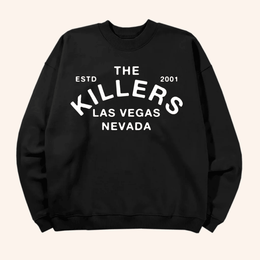 The Killers Merch ESTD 2001 Las Vegas Nevada Sweatshirt Good Christmas Gifts For Men - Lilybirchmarket