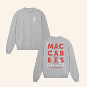 The Maccabees Merch The Maccabees 2025 Grey Tour Crewneck Sweatshirt Him Gifts - Lilybirchmarket