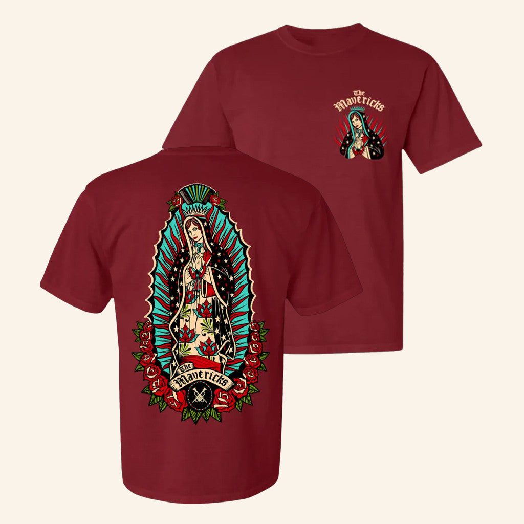 The Mavericks Merch World Merch Our Lady Guadalupe T-Shirt Gifts For Friends - Lily Birch Market