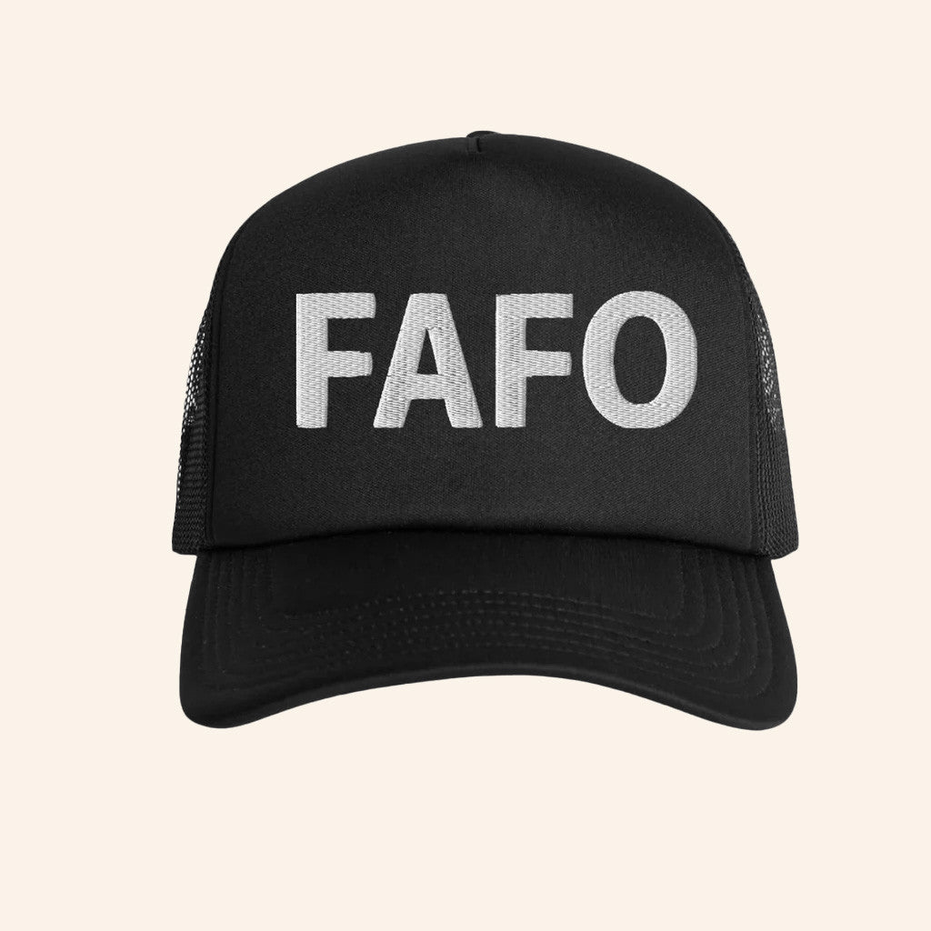 The Officer Tatum Merch FAFO Trucker Hat Birthday Ideas For Husband - Lilybirchmarket