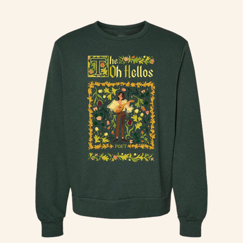 The Oh Hellos Merch Poet Crewneck The Oh Hellos Sweatshirt Gifts For Boyfriend - Lilybirchmarket