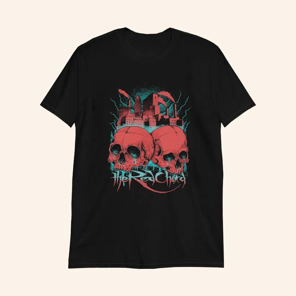 The Red Chord Skull Factory T-Shirt The Red Chord Merch Unique Gifts For Music Lovers - Lily Birch Market