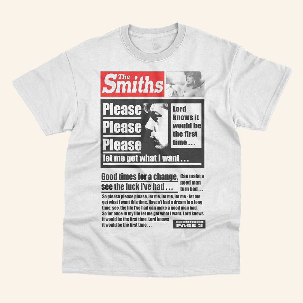 The Smiths Please Let Me Get What I Want T-Shirt The Smiths Merch Gifts For Rock Lovers - Lily Birch Market