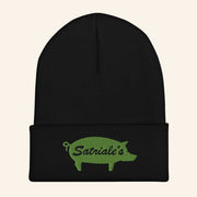 The Sopranos Merch Satriale's Logo Embroidered Beanie Gift Ideas For Husband - Lilybirchmarket