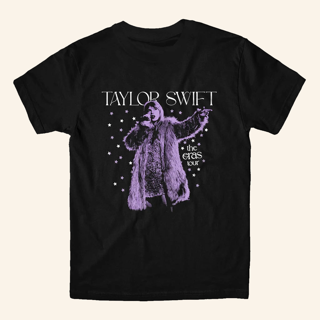 The Ted Ellis Merch TS The Eras Tour Live Photo Stars T-Shirt Black Gifts For Swifties - Lily Birch Market