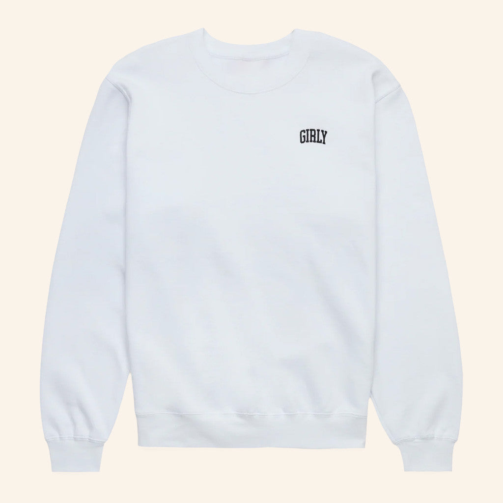 The Toast Merch Girly Sweatshirt White Birthday Present For Husband - Lilybirchmarket
