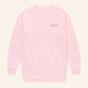 The Toast Merch Logo Crewneck Light Pink The Toast Sweatshirt Gifts For Wife - Lilybirchmarket